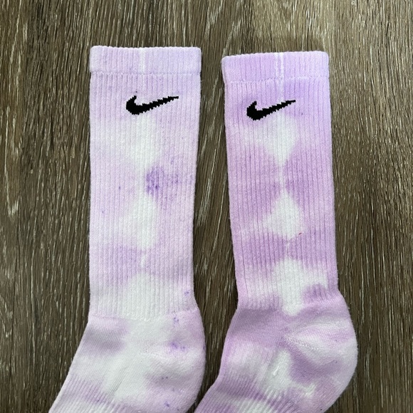 Nike Purple Tie Dye Dri-Fit Socks - Picture 2 of 2